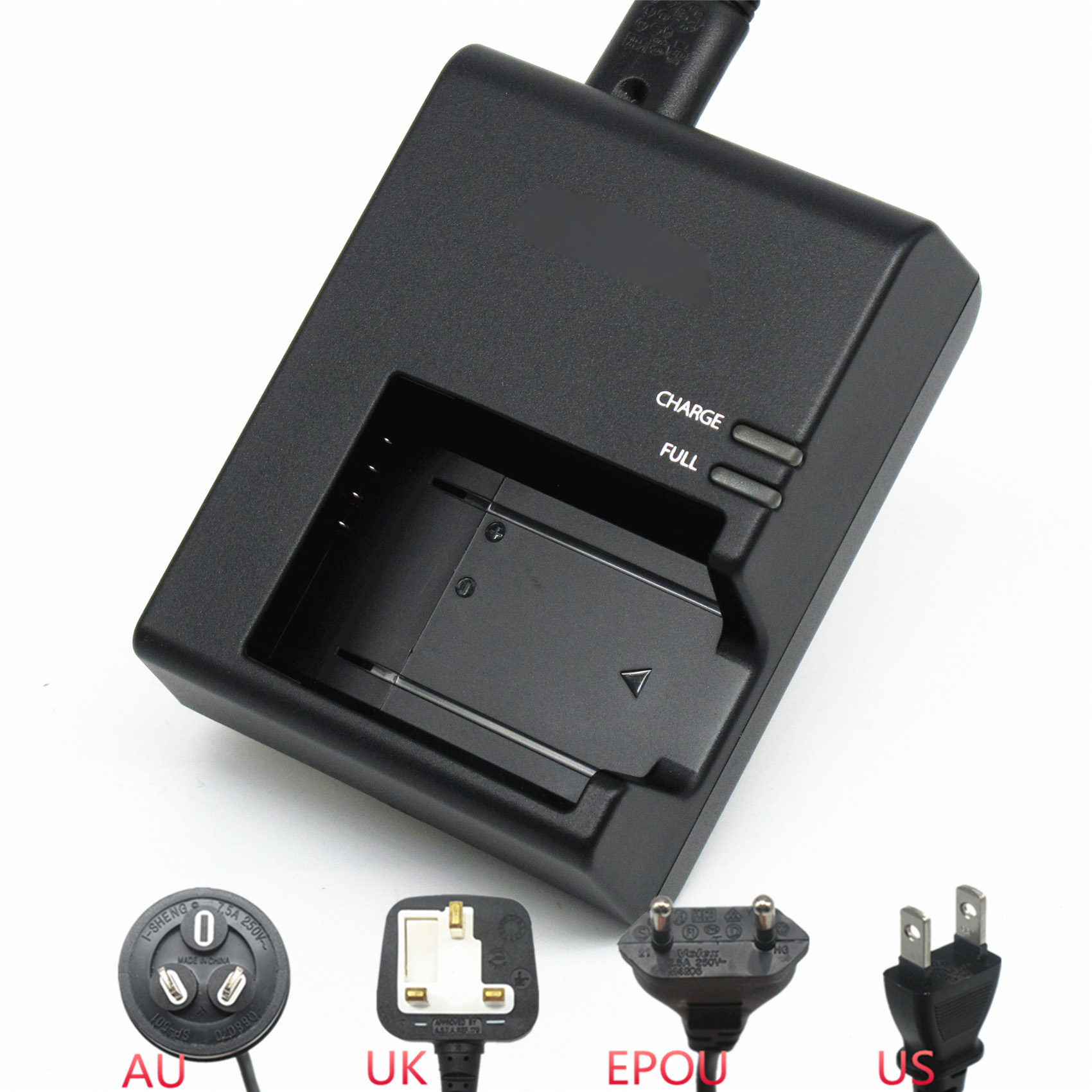 LP-E10 LPE10 Battery LC-E10E LCE10E Charger For Canon EOS 1100D 1200D 1300D 1500D 3000D KISS X50 X70 X80 Rebel T3 T5 T6: black
