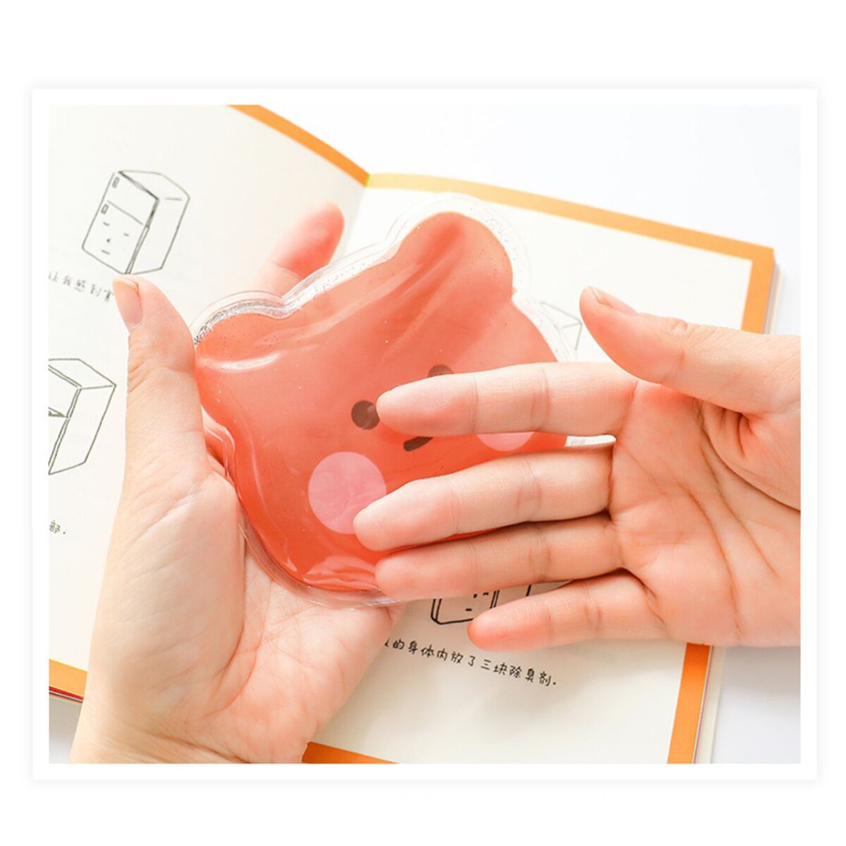 Cute Cartoon Hand Warm Reusable Heat Packs Mini Portable for Girls Winter Warm Supplies Hand Warmers Warm Baby Heater