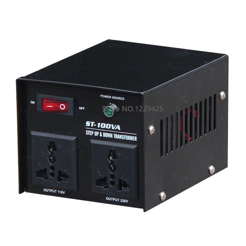 ST-100W 220V-110V 110-220V Thuisgebruik Step Up Down Transformator Huishoudelijke Elektrische Spanning converter