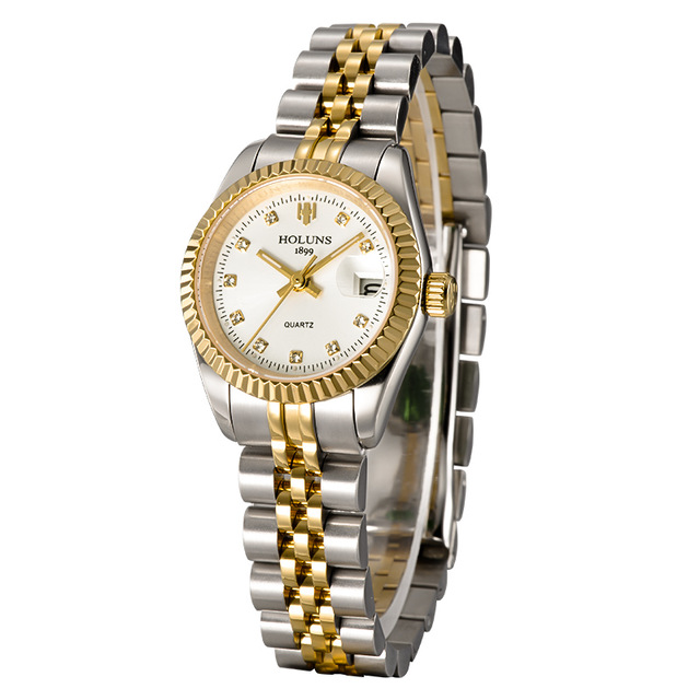 Holuns Women Watches Ladies Watch Top Brand Luxury Gold Role Classic Female Quartz Watch Diamond Waterproof Relogio Feminino: women-28mm-2