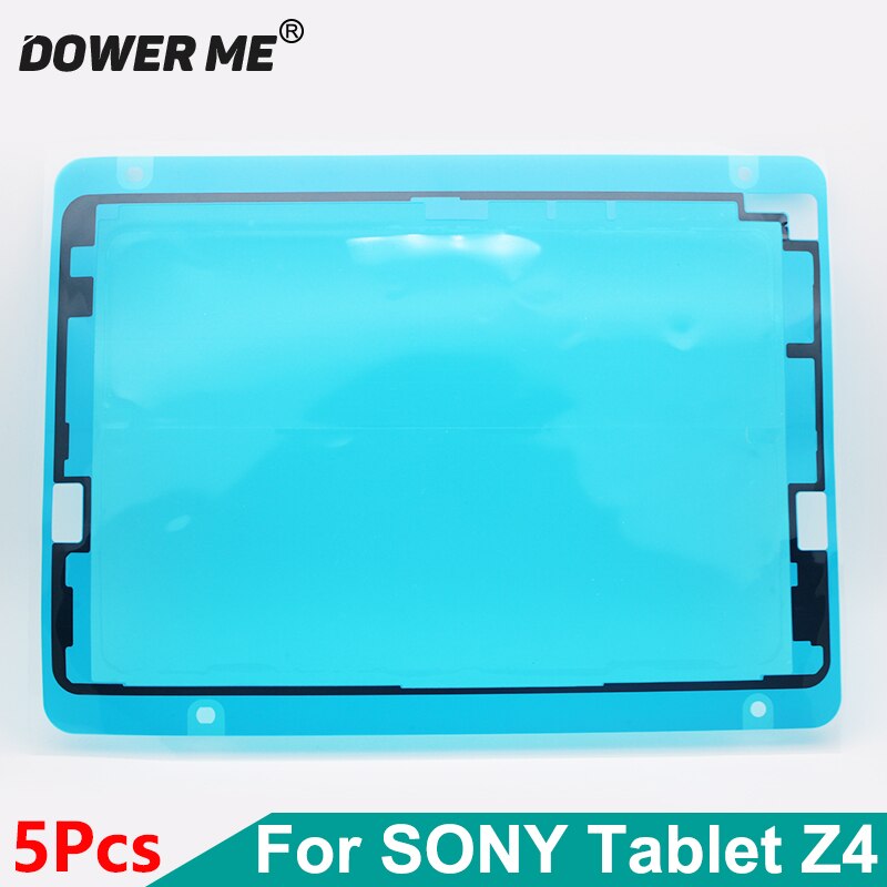 Dower Me 5 Stks/partij Voorkant Lcd-scherm Sticker Frame Waterdicht Lijm Voor Sony Xperia Tablet Z4 SGP771 SGP712