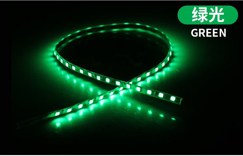 12V Universele Auto Led Decoratieve 45Cm Strip Verlichting Motorfiets Decoratie Led Bar Auto Interieur Ambient Sfeer Strip Verlichting: Deep Blue