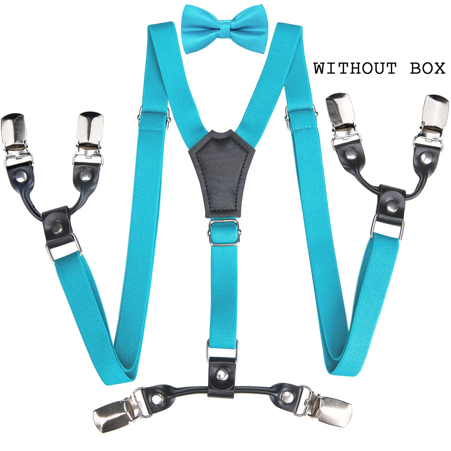 Kids Suspenders Set Boys Girls Blue Wedding Bow Tie Elastic Suspender Sets Children Adjustable Y-Back Brace Belt DH-022 DiBanGu: DJ-016