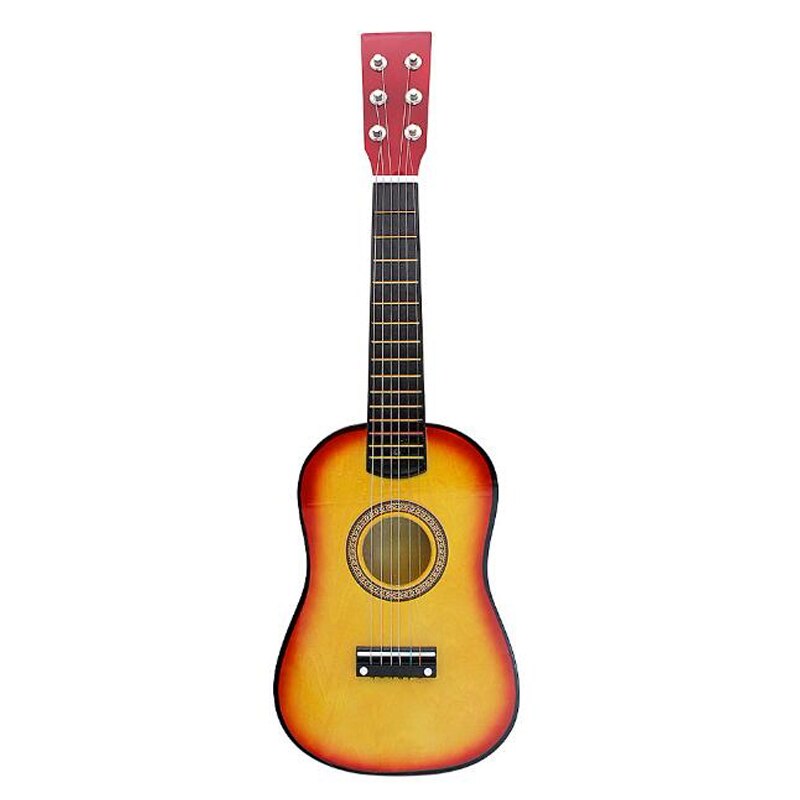 21/23 pouces mini guitare en bois massif pour enfants et débutants Basswood guitare acoustique 12 frettes 6 cordes guitare avec pics AGT09