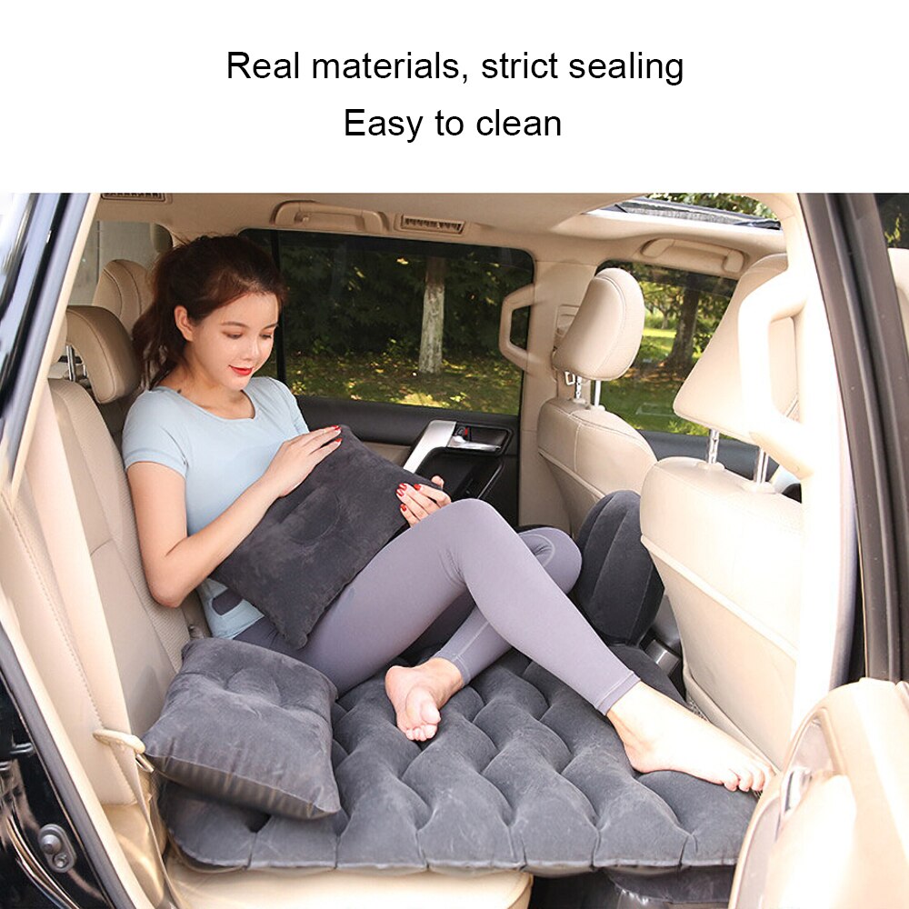 Colchón inflable multifuncional para coche y SUV, cama de viaje para descanso, asiento de coche Universal, para acampar al aire libre y playa
