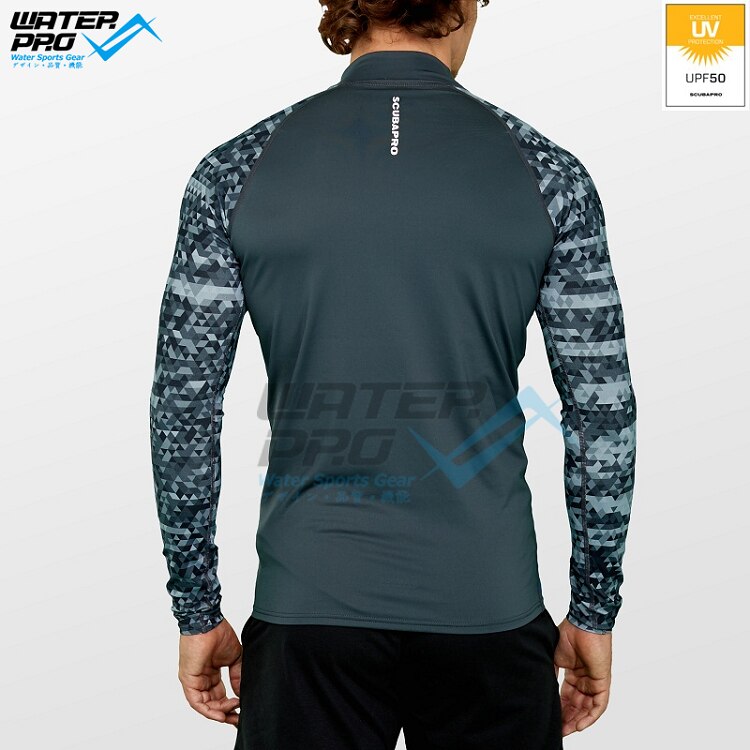 Scubapro RASH GUARD LONG SLEEVE UPF 50 MEN Snorkeling Diving Scuba Water Sports