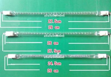 Microwave oven halogen tube 400W different length heater electric heating element