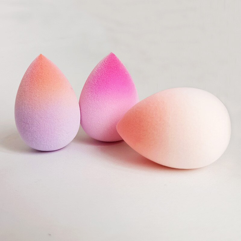 Microfiber Fluff Surface Cosmetic Puff Beauty Makeup Sponge Soft Marshmallow Pink Foundation Blender Make up Set: F6