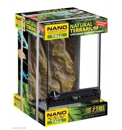 Terrario exo terra nano 16l tall 20x20x33cm