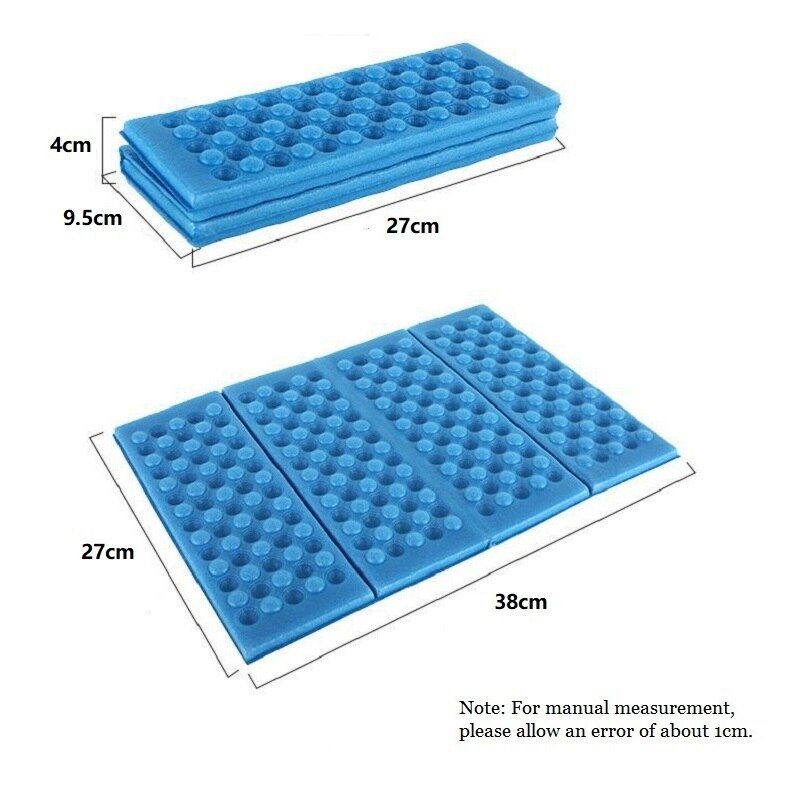 Outdoor Picnic Camping Mat Portable Folding XPE Foam Seat Pad Moisture-proof Hiking Picnic Egg Trough Waterproof Small Mats
