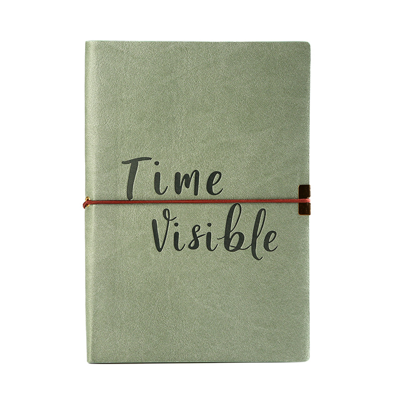 Dot Grid Elastic Band Soft Cover Bullet Notebook Cute Simple Dotted Journal Bujo