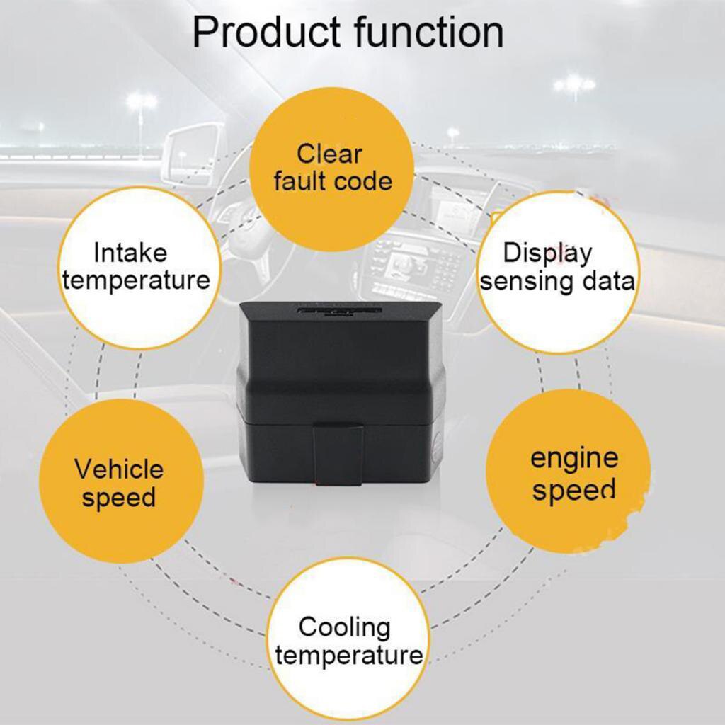 Interfaz Universal de escáner de diagnóstico automático, Bluetooth 4,0, fallo OBDII