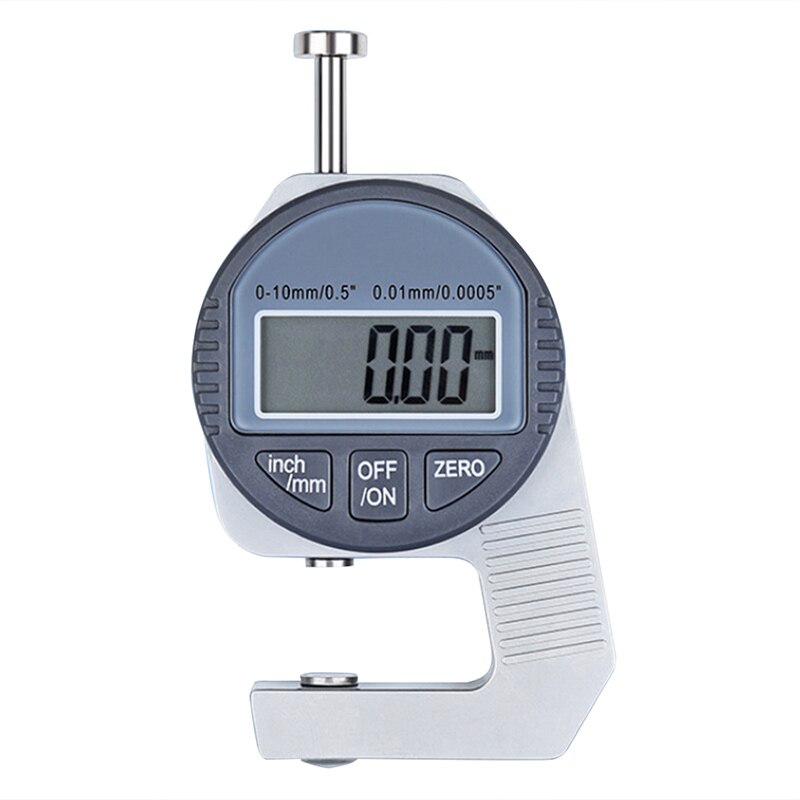 Medidor Digital de grosor de 0,01mm, medidor de 12,7mm de grosor, gran indicador de Dial electrónico LCD, instrumentos de medición de espesor: A1