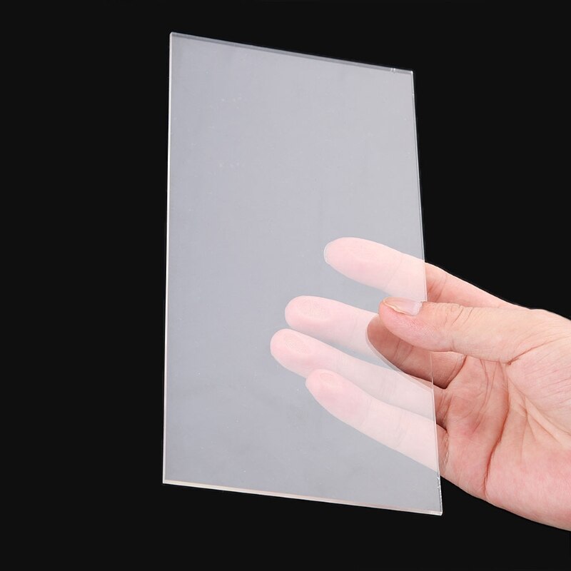 1pc bord flerfarvet akrylplader organisk glas gør-det-selv-model fremstillingstavle 10 x 20cm