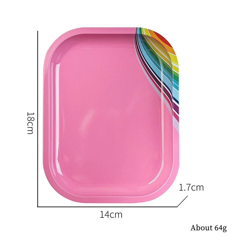 Cosmetic Storage Tray Manicure Nail Art Plate Stainless Steel Tweezers Clippers Pen Container Square False Nails Dish Tools