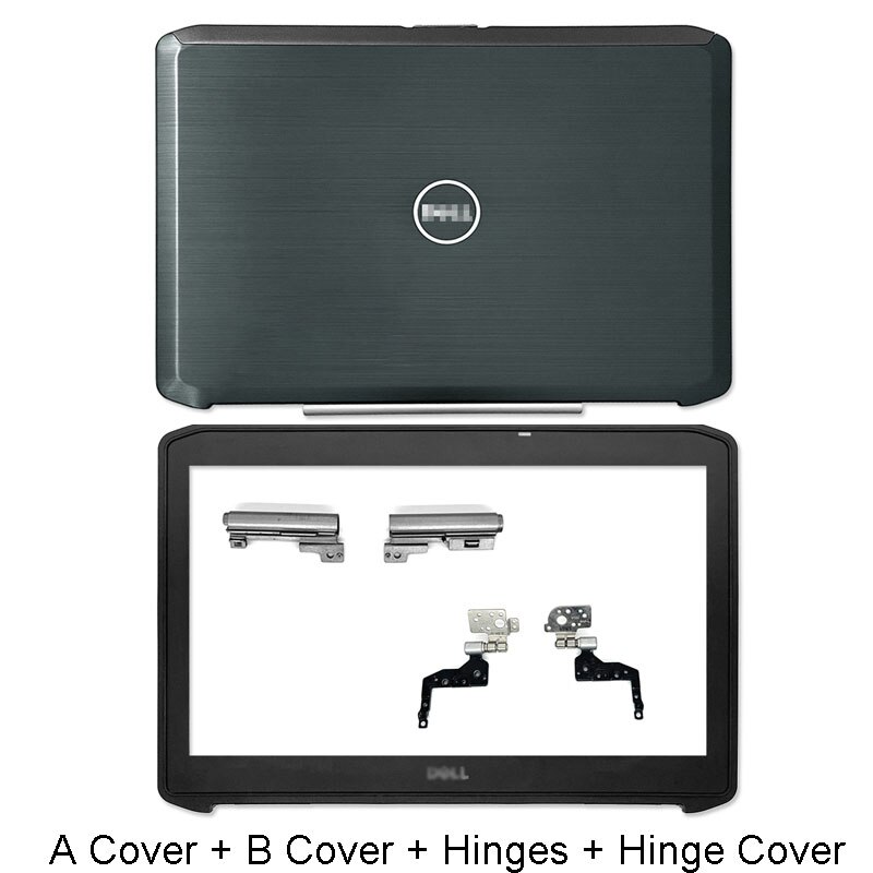 Nieuw Voor Dell Latitude 5420 E5420 Lcd-backcover Voorkant Palmrest Bottom Case Deur Cover Scharnieren Zwart Zonder Touch