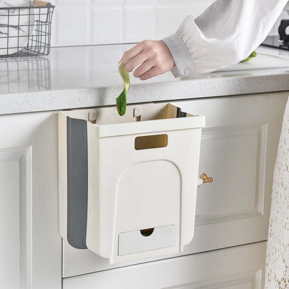Kitchen Cabinets Door Hanging Trash Bin PP Rubbish Bin Wall Mounted Waste Bin Dustbin Garbage Can cubo basura ведро для мусора