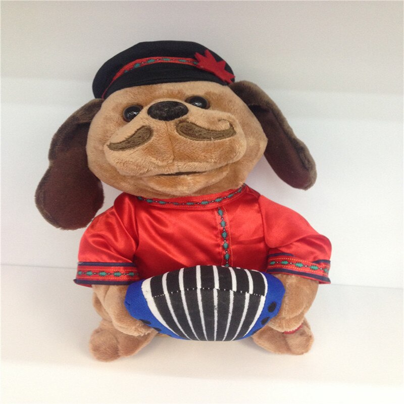 2018 rosyjski akordeon placki śpiew taniec elektroniczny zwierzak psy figurka lalka nadziewane i pluszowe zabawki dla dzieci prezent dla dzieci: Default Title