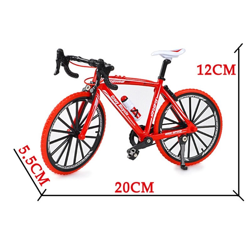 Mini finger road cykel leksaker söta mountainbikes cykel modell cykel dekoration utmärkta cykel leksaker för barn