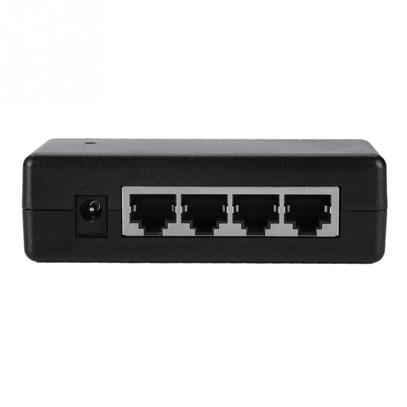 4 PoE Switch Injector Power Over Ethernet NO Power AdapterDC12V-48V for IP Camera
