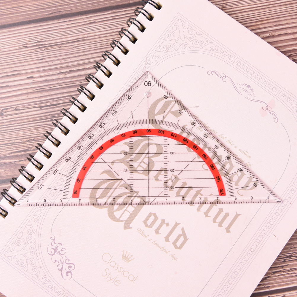 1pcs Multi-function Square Triangle Scale Engineering 15cm Student Supply School Protractor Dividing Ruler