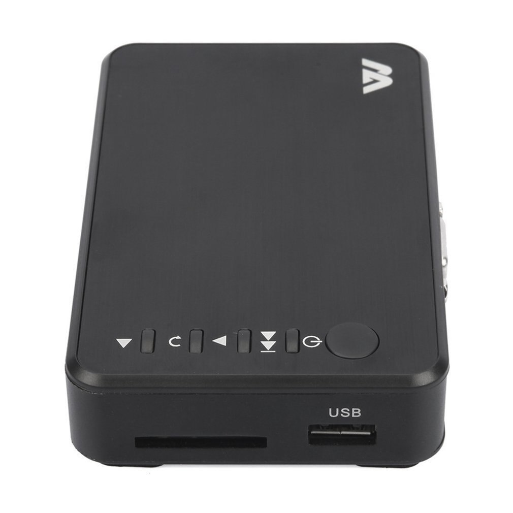 Mini lecteur multimédia Full HD Full HD, 1920x1080, HDMI, VGA, AV, USB, disque dur U, SD, SDHC, MMC, dernière carte F10, lecteur externe