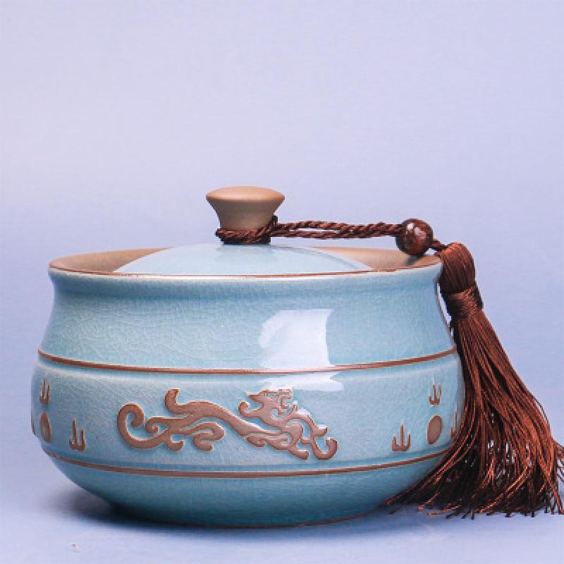 Chinese stijl keramiek theebussen theedoos pot opberghouder chinese kungfu bus theeservies accessoires thuiskantoor theeservies