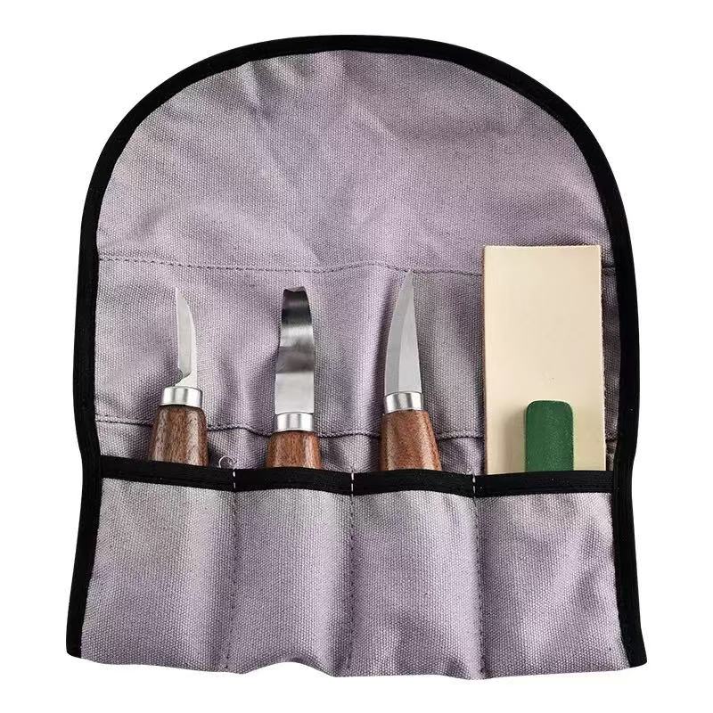 Schnitzmesser, Holzschnitzmesser-Set, Holzspitzer, Löffelmesser, Spitzer, handgefertigtes Holzschnitzmesser-Werkzeug