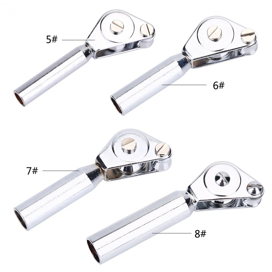 Stainless Steel Fishing Rod Guide Trolling Fishing Pole Rod Double Roller Line Guide Tip Top Ring Replacement Repair Kit