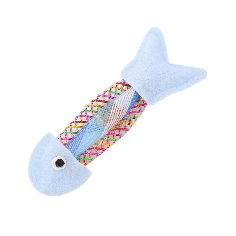 Kat Slang Lente En Canvas Vis Speelgoed Duurzaam Interactieve Kat Speelgoed Krasbestendig Oefening Speelgoed Voor Katten