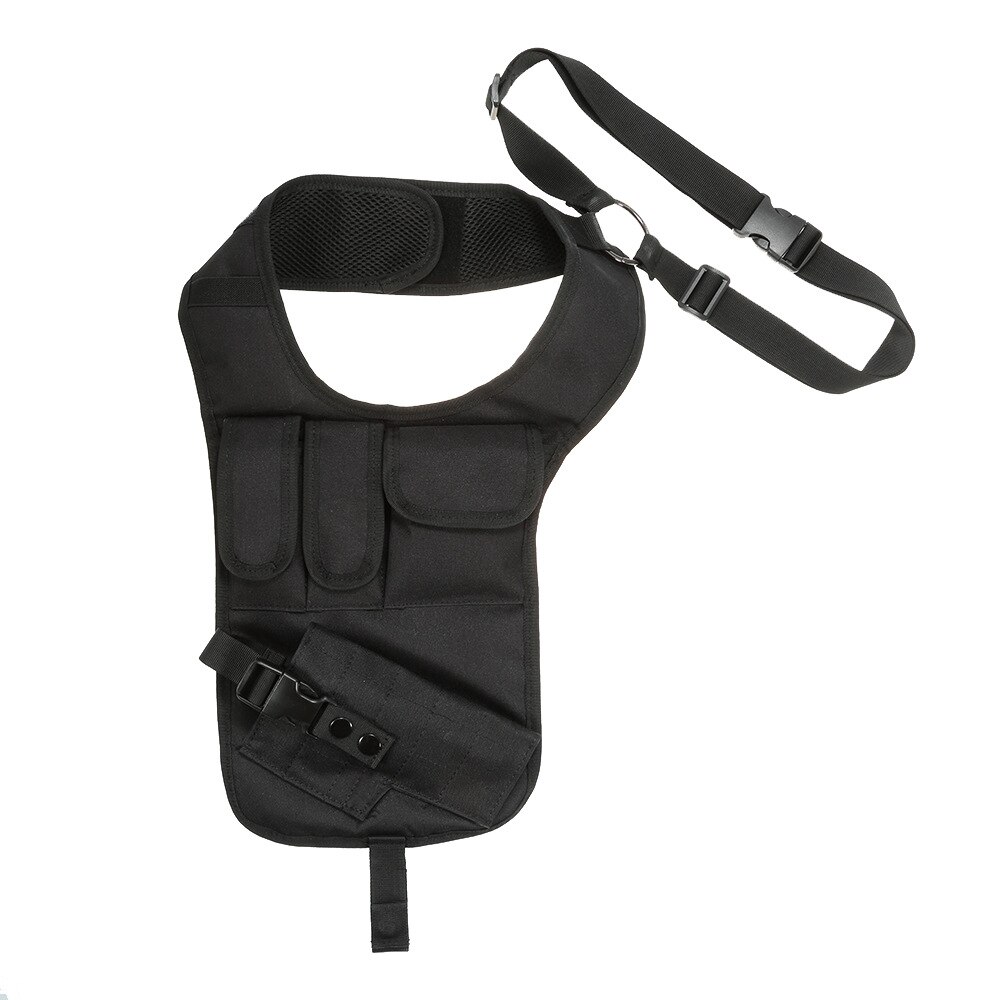 Funda de pecho táctica oculta multifuncional para hombre, bolsa de almacenamiento de hombro de nailon antirrobo para caza al aire libre