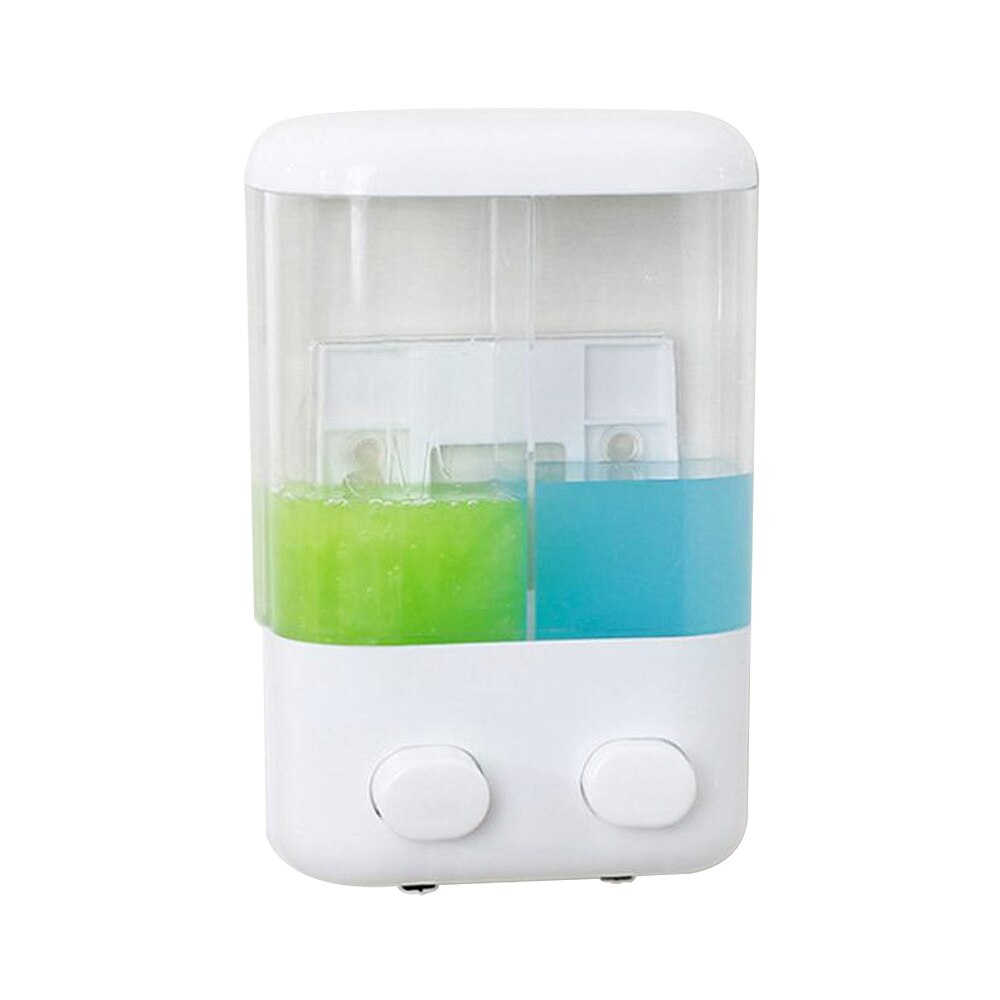 White 500ml/1000ml Liquid Soap Dispenser Single/Double Head Wall Mounted Soap Dispenser Bathroom Kitchen Foam Dispensers: 1000ml