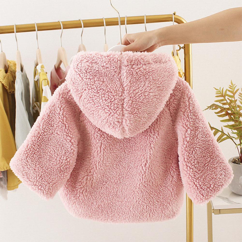 Sweat à capuche en coton pour bébé fille, sweat-shirt à manches longues, vêtements brodés mignons, polaire épais avec sac à bandoulière