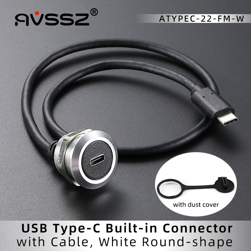 0.5-2m metall hdmi 2.0 data forlengelseskabelkontakt hunn-til-hann innfelt adapterkontaktledninger, til bil, lastebil, motorsykkelindustri: Brun / <= 0.5m