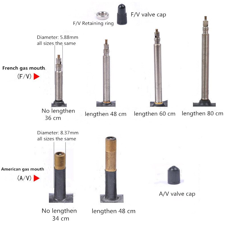 KENDA chambre à air de vélo pour vélo de voyage de route 700*23/25C 700*28/32C 700*35/43C AV/FV pièces de vélo chambre à air en caoutchouc butyle
