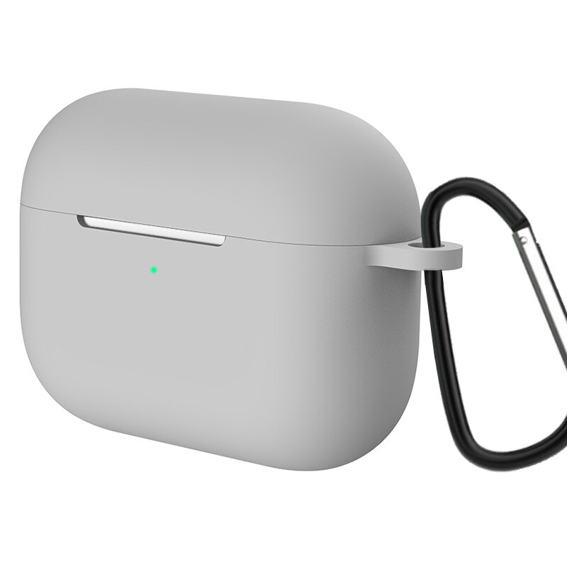 10 stk/parti silikone etui til airpods pro taske til apple airpods pro cover cover øretelefon cover til air pods pro 3: Lysegrå