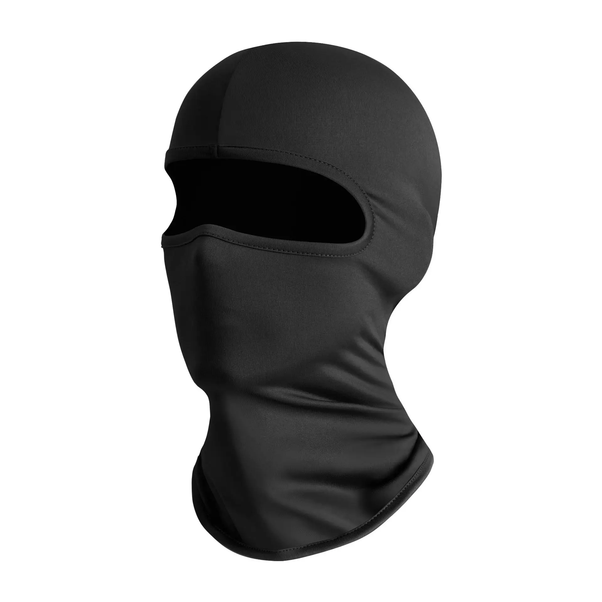 Fietsmasker Kap voor Heren Bivakmuts Volledig Gezicht Motor Fietshelm Hoed Bandana Outdoor Ademend Gezichtsschild Biker Masker: Black