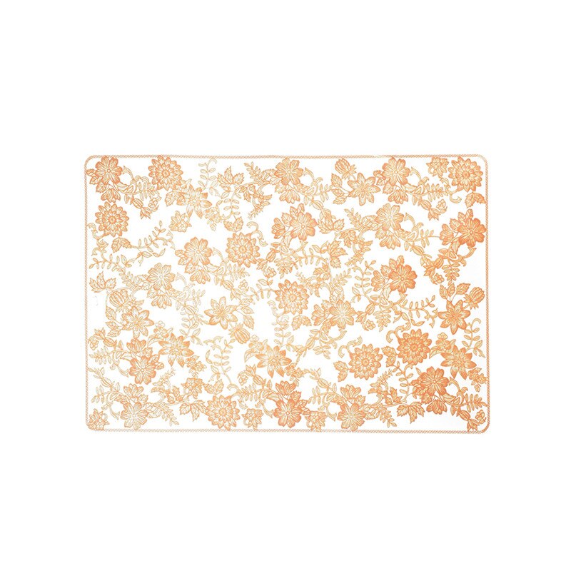 1pc pvc holle isolatie onderzetters tafelmatten voor thuis, kerst, bruiloft, hittebestendige placemat voor op de eettafel