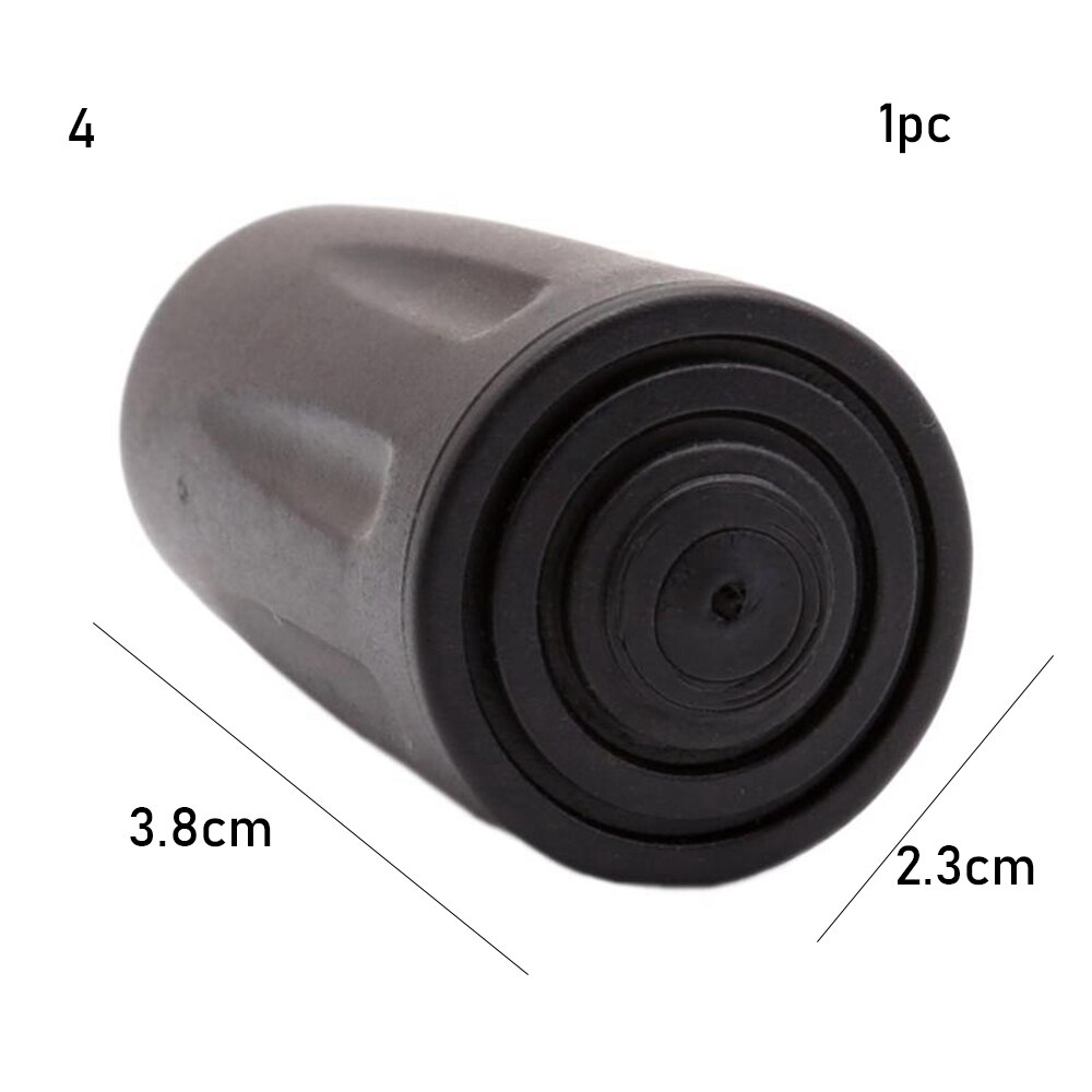 4Pcs Gummi Trekking Pole Ersatz Tipps Walking Stick Kopf Einstellbare Teleskop Wandern Bergstock Protektoren Zubehör: Style 4