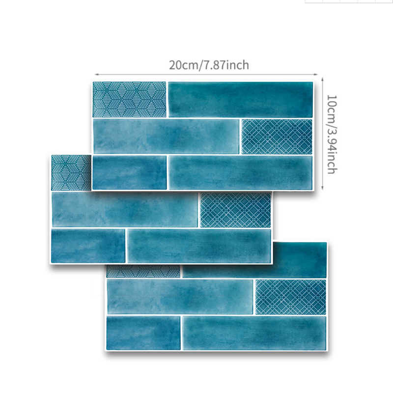 Pvc Zelfklevende Muursticker Tegel Sticker Keuken Badkamer Woonkamer Diy Decoratieve Behang Waterdicht En Oilproof: Pattern 11