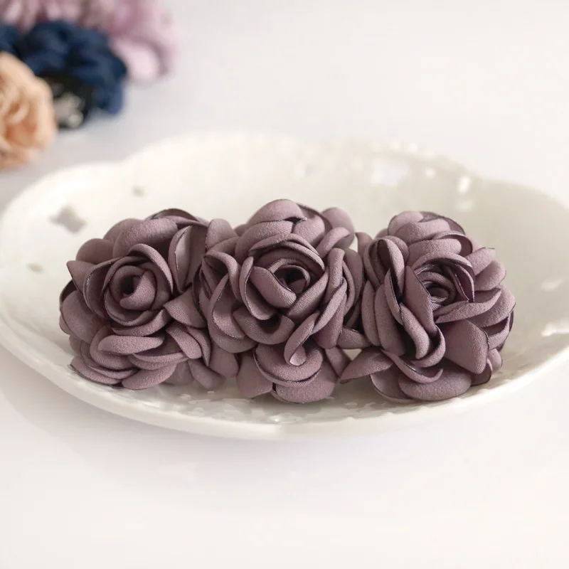 Haar Zubehör Korean Tiara Damen Es Blume Haarspangen Top Frühling Kreuz Clip Kopf Schmuck Frauen Braut Hochzeit Kopfschmuck: 12