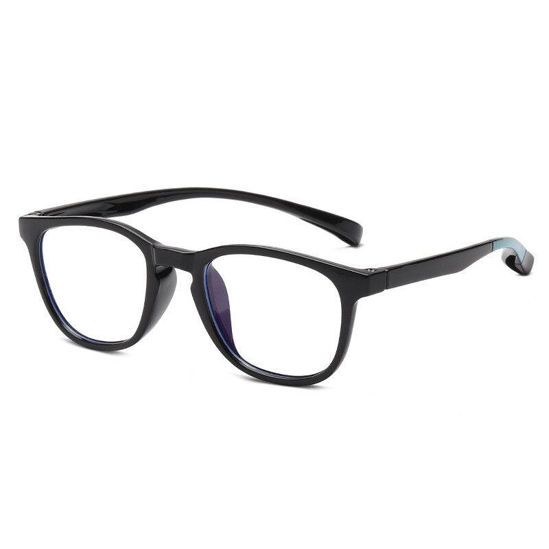 Simvey Silicone Kids Anti Blue Light Glasses Classic Boy Girls Square Computer Glasses Anti Eye Strain Headache Gaming Glasses: C3