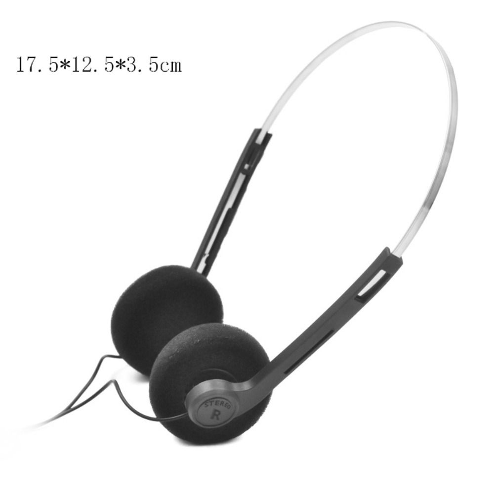 Casque filaire classique vintage-80 s, baladeur MP3, petit, portable, réglable, rétro, sauna, téléphone, ordinateur portable