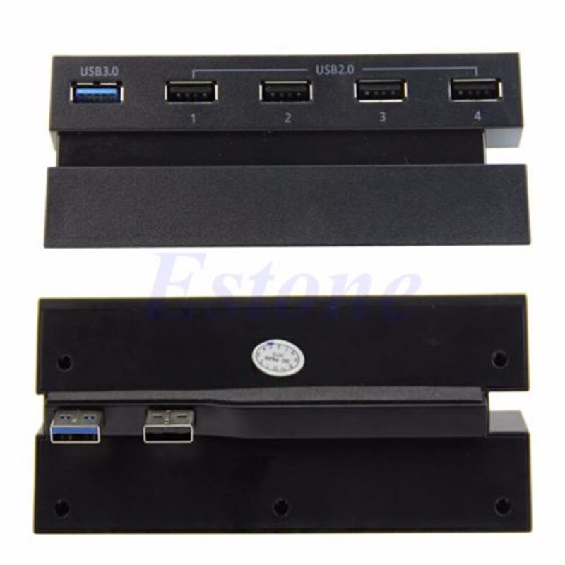 Adaptador de alta velocidad para Sony Playstation 4 PS4, 5 puertos USB 3,0 2,0 Hub Extension