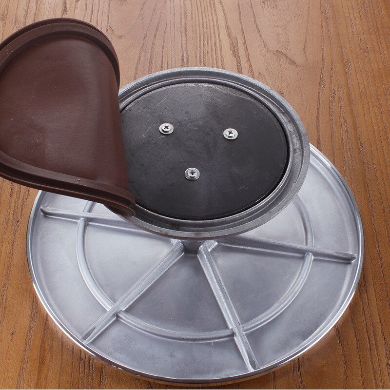 12 pouces en alliage d'aluminium plateau tournant gâteau plateau tournant table de montage manuel en céramique plateau tournant outil de cuisson buse cookie