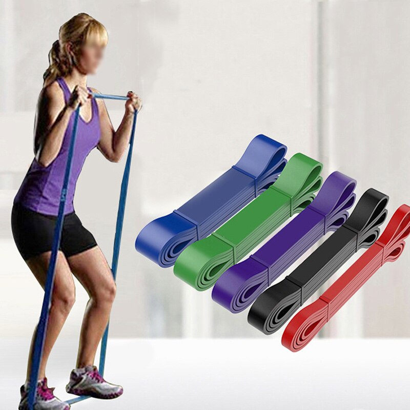 Strength Pilates Loop Resistance Bands Exercise Elastic Natural late Workout Ruber Fitness Equipment Training Expander Unisex