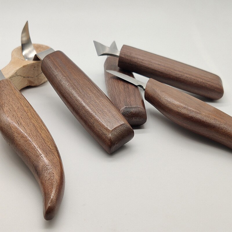Wood Carving Tools Set Chisel Woodworking Cutter Hand Tool Kits Wood Carving Knife DIY Peeling Woodcarving 7/10/12PCS
