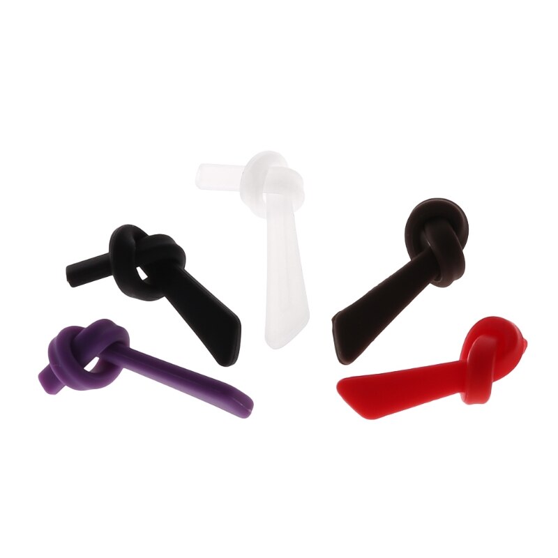 Manchons De Branches De Lunettes En Silicone – 12 Paires Colorées – Antidérapants, Confortables – Pour Tous Types De Lunettes