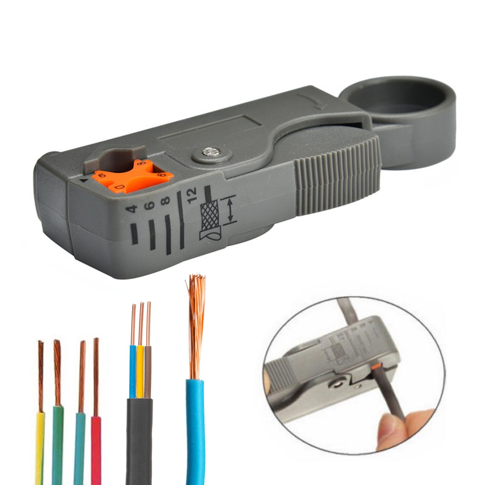 Wire Stripper Multifunctional Adjustable Cable Cutter Tool Suitable For UTP/STP And Other Network Cables