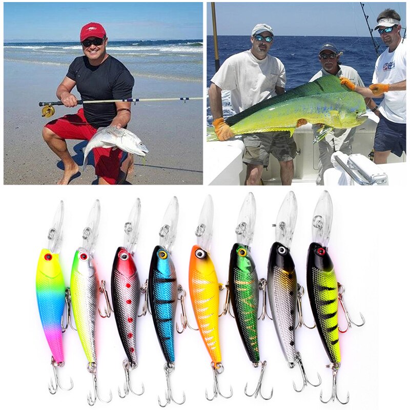 Conjunto de Señuelos de Pesca, cebo duro de pesca, Mini pececillo que flota, cebo oscilante, Crankbait Crazy Wobblers, Señuelos de Pesca biónicos artificiales: Default Title